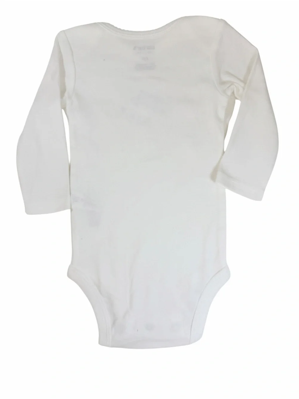 Carter's White Ghost & Star Bodysuit with Pink and Orange Accents